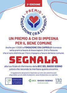 Premio FONDAZIONE CRA CAPRIOLO